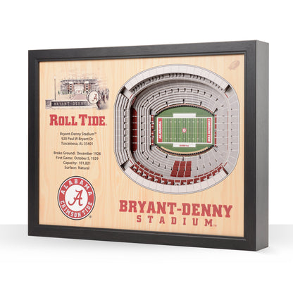 NCAA Alabama Crimson Tide 25-Layer StadiumView Wallart