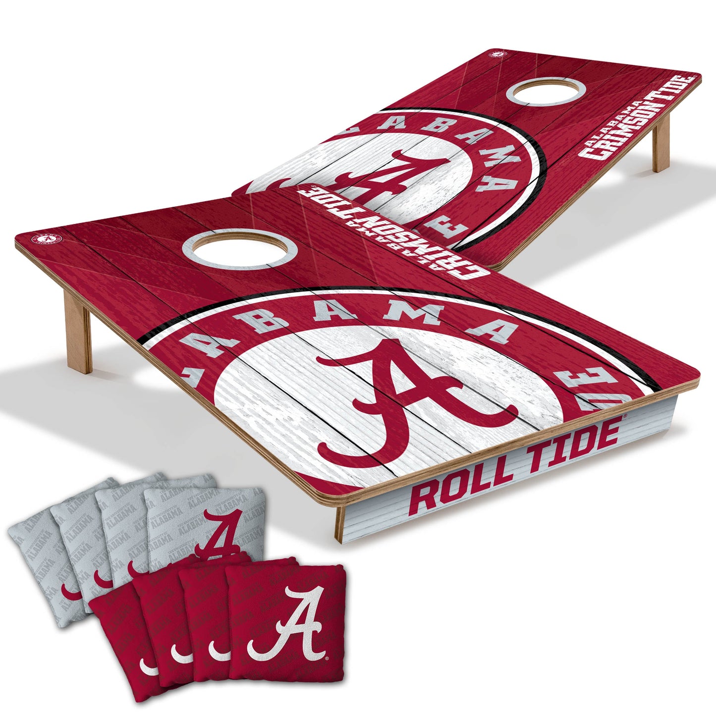NCAA Alabama Crimson Tide 2' X 3' All-Wood Cornhole Set-main