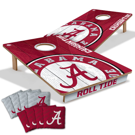 NCAA Alabama Crimson Tide 2' X 3' All-Wood Cornhole Set-main