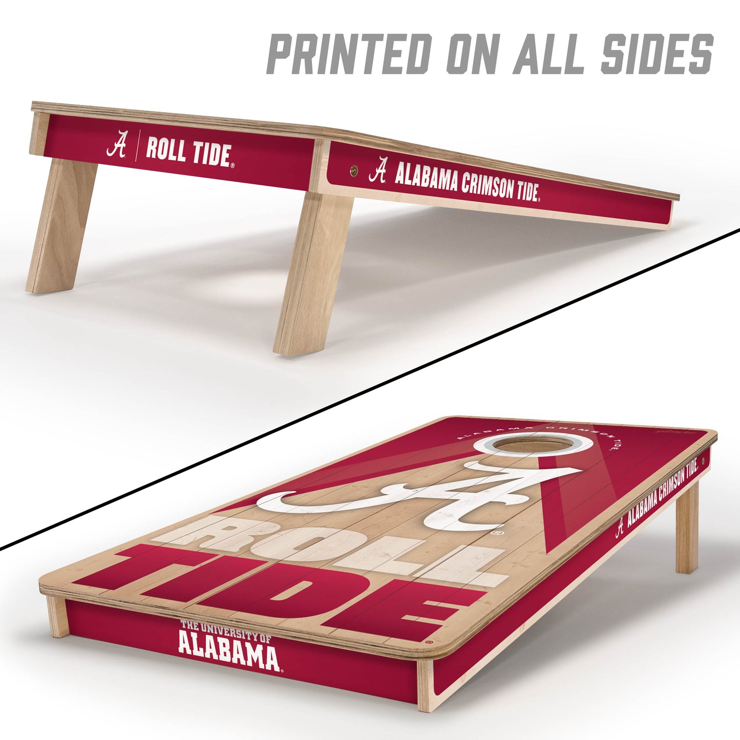 NCAA Alabama Crimson Tide 2' x 4' Slogan Series Cornhole