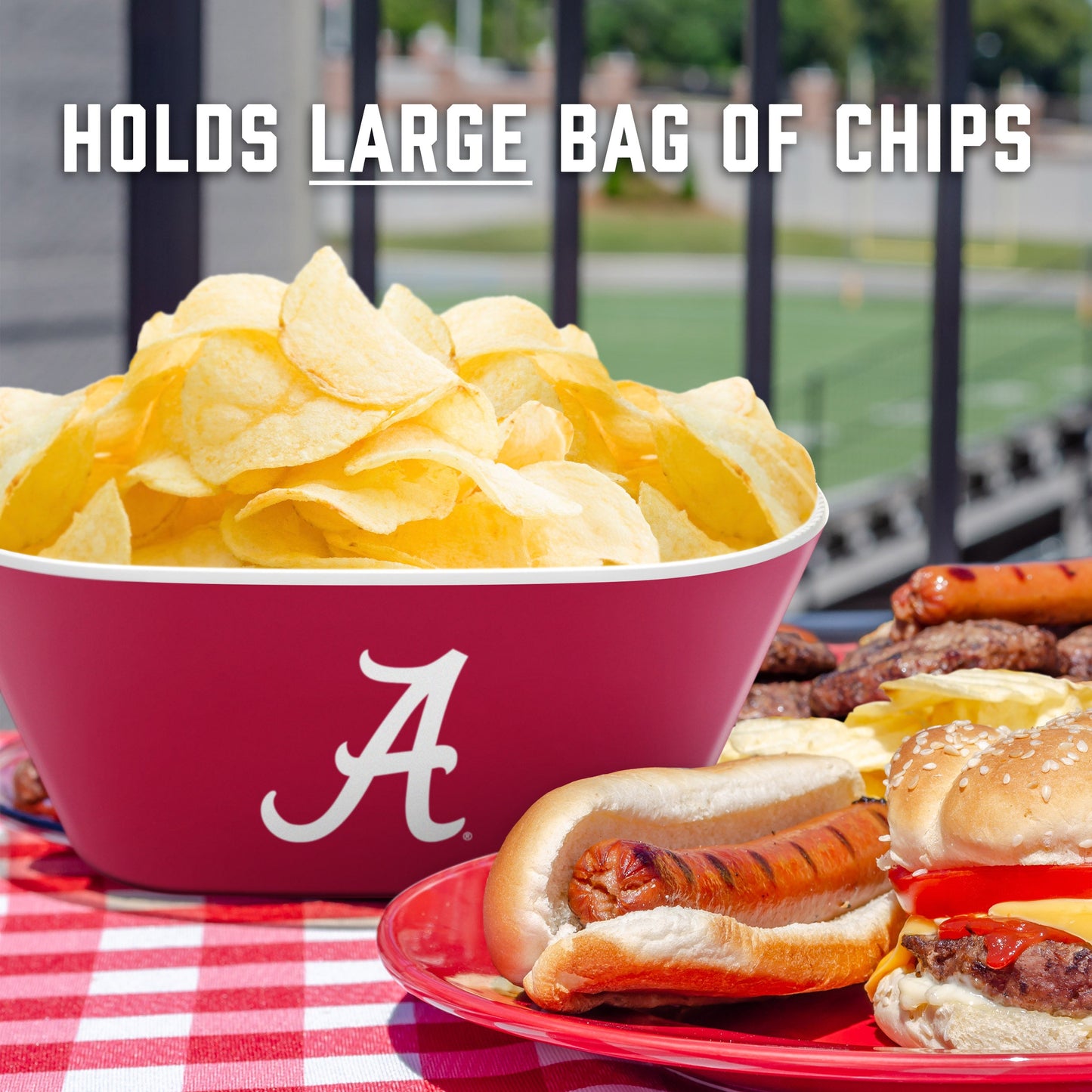 Alabama Crimson Tide Large Party Bowl Alt 4