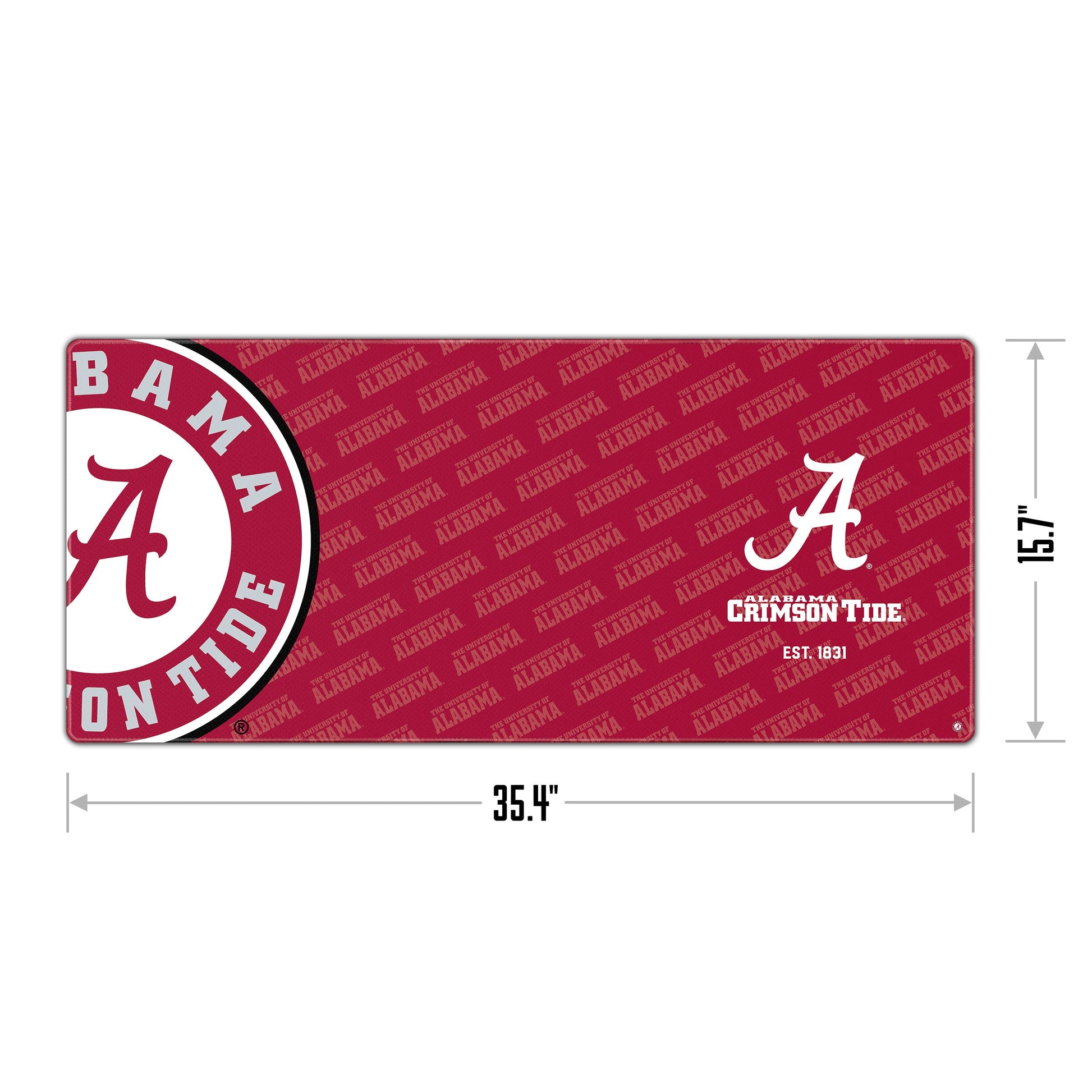 Alabama Crimson Tide Logo Series Desk Pad Alt 1