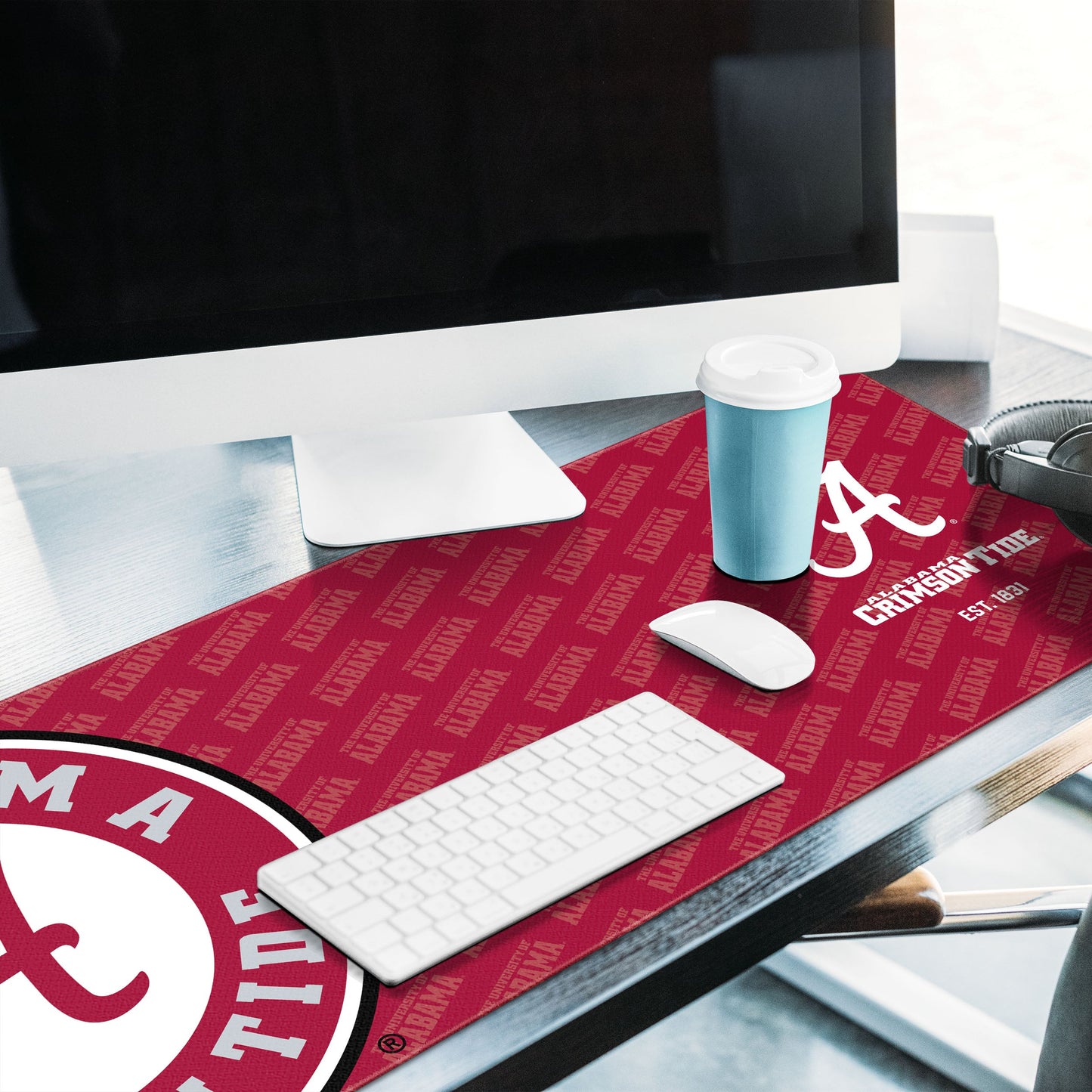 Alabama Crimson Tide Logo Series Desk Pad Alt 2