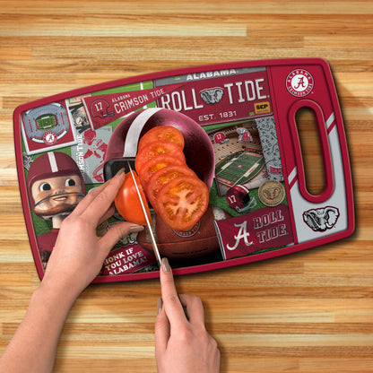 Alabama Crimson Tide Retro Series Cutting Board Alt 3