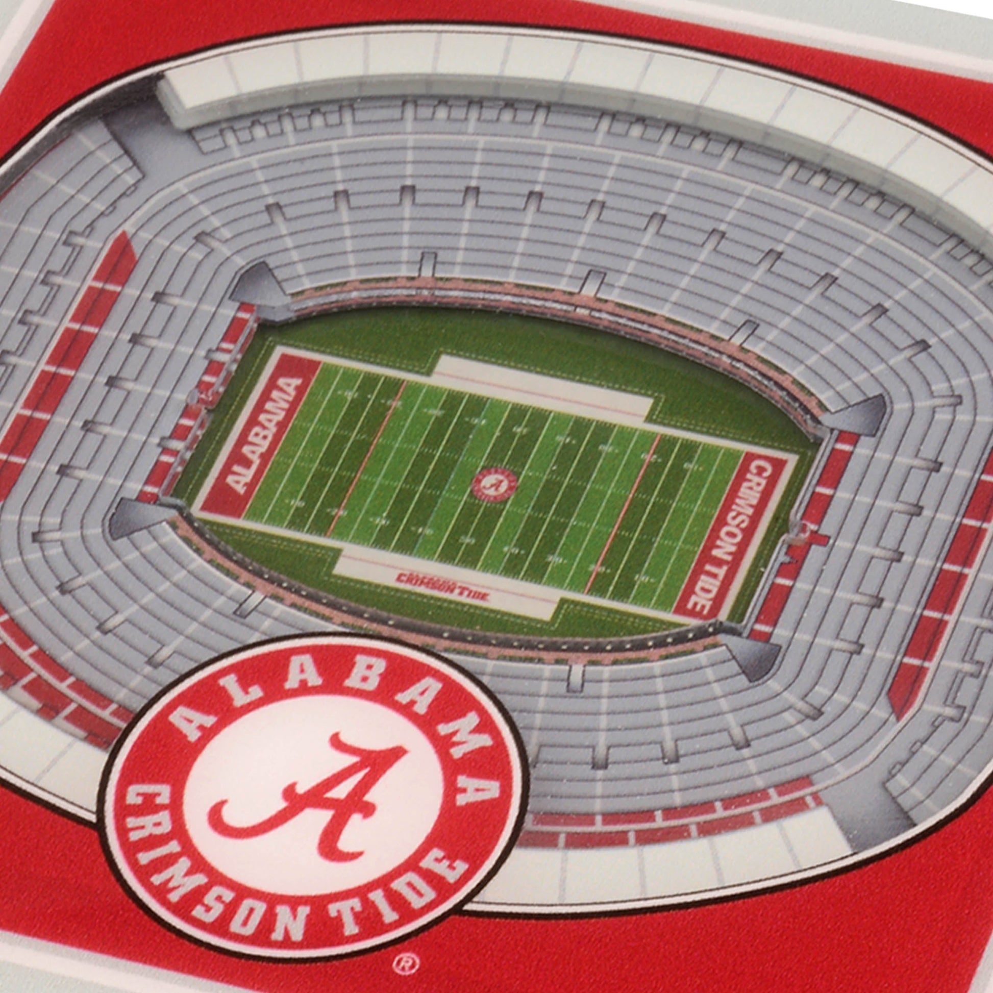 NCAA Alabama Crimson Tide StadiumView Cribbage