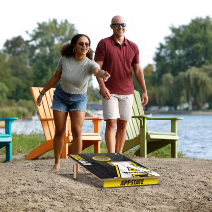 NCAA Appalachian State Mountaineers 2' X 3' All-Wood Cornhole Set - Alt 5