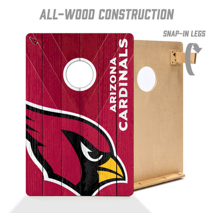 NFL Arizona Cardinals 2' X 3' All-Wood Cornhole Set - Alt 2