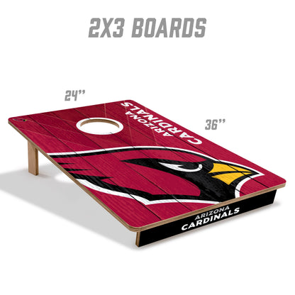 NFL Arizona Cardinals 2' X 3' All-Wood Cornhole Set - Alt 4