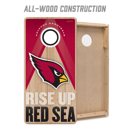 NFL Arizona Cardinals 2' x 4' All-Wood Cornhole Set