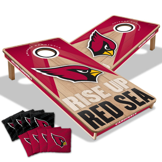 NFL Arizona Cardinals 2' x 4' Slogan Series Cornhole