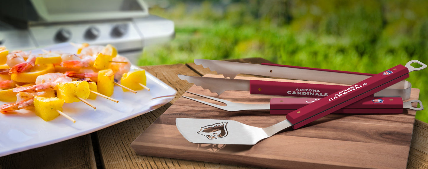 NFL Arizona Cardinals Spirit Series 3-Piece BBQ Set - Alt View 1