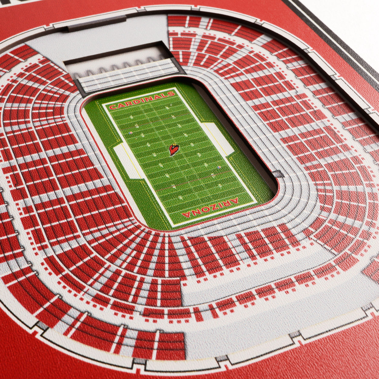 NFL Arizona Cardinals 3D Stadium Banner 8' X 32'