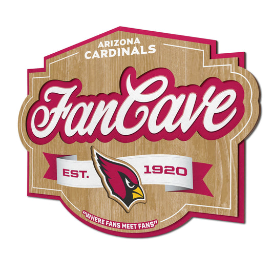 Arizona Cardinals Fan Cave Wall Art