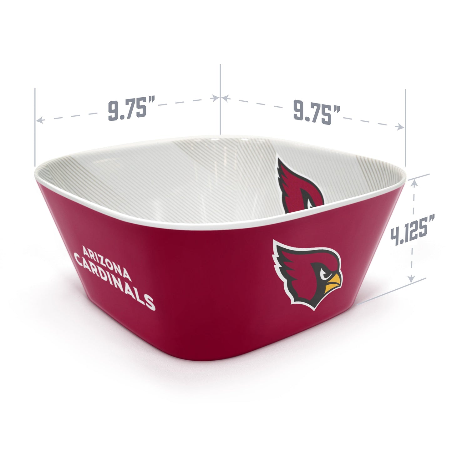Arizona Cardinals Large Party Bowl Alt 3