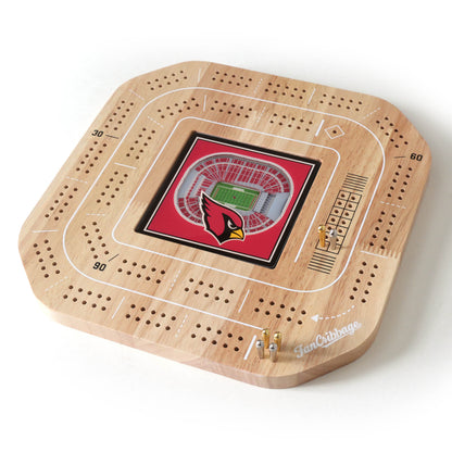 NFL Arizona Cardinals StadiumView Cribbage
