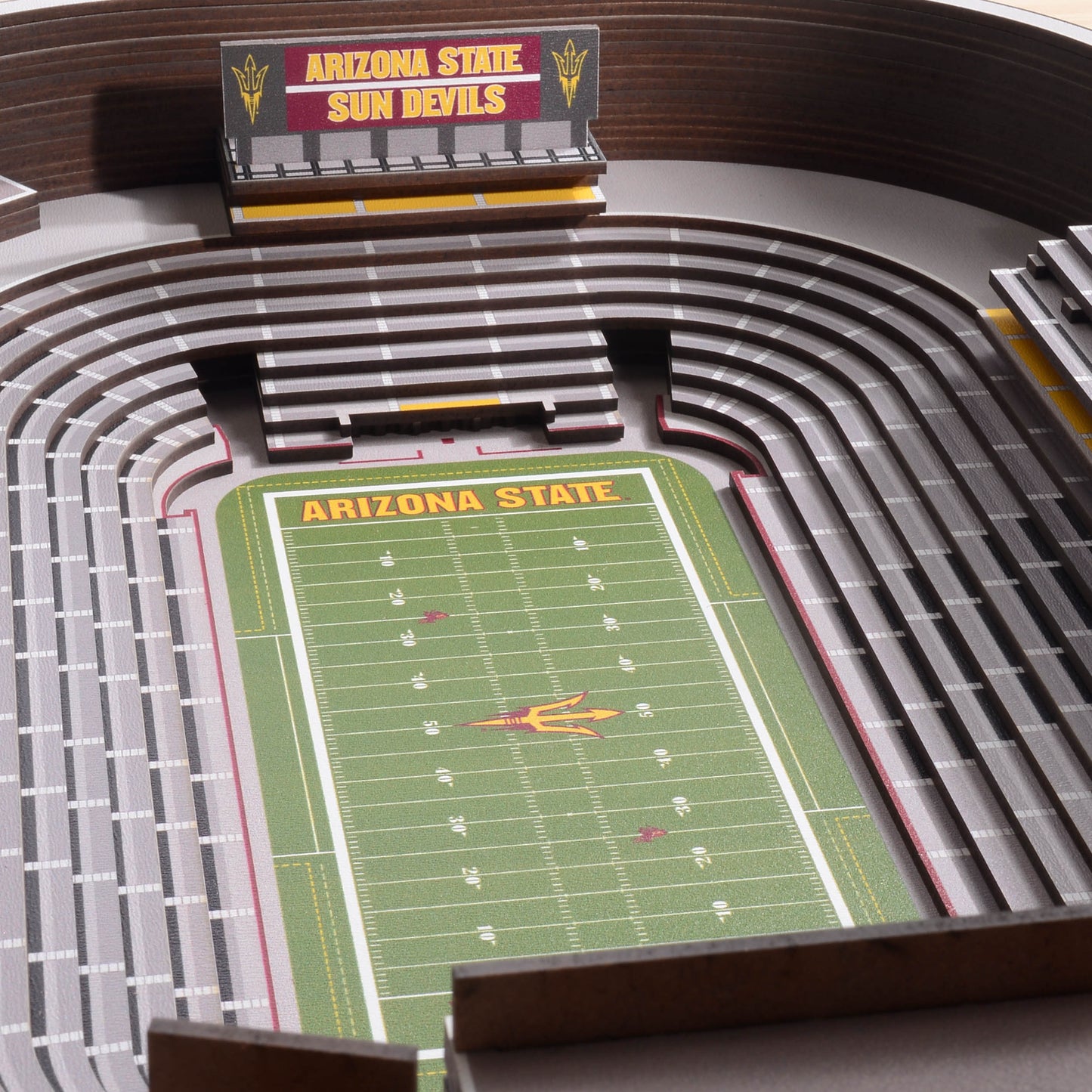 NCAA Arizona State Sun Devils 25-Layer StadiumView Wallart