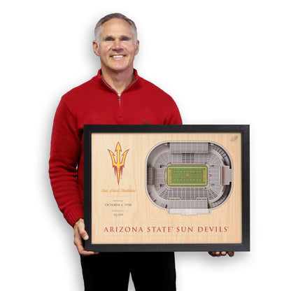 NCAA Arizona State Sun Devils 25-Layer StadiumView Wallart