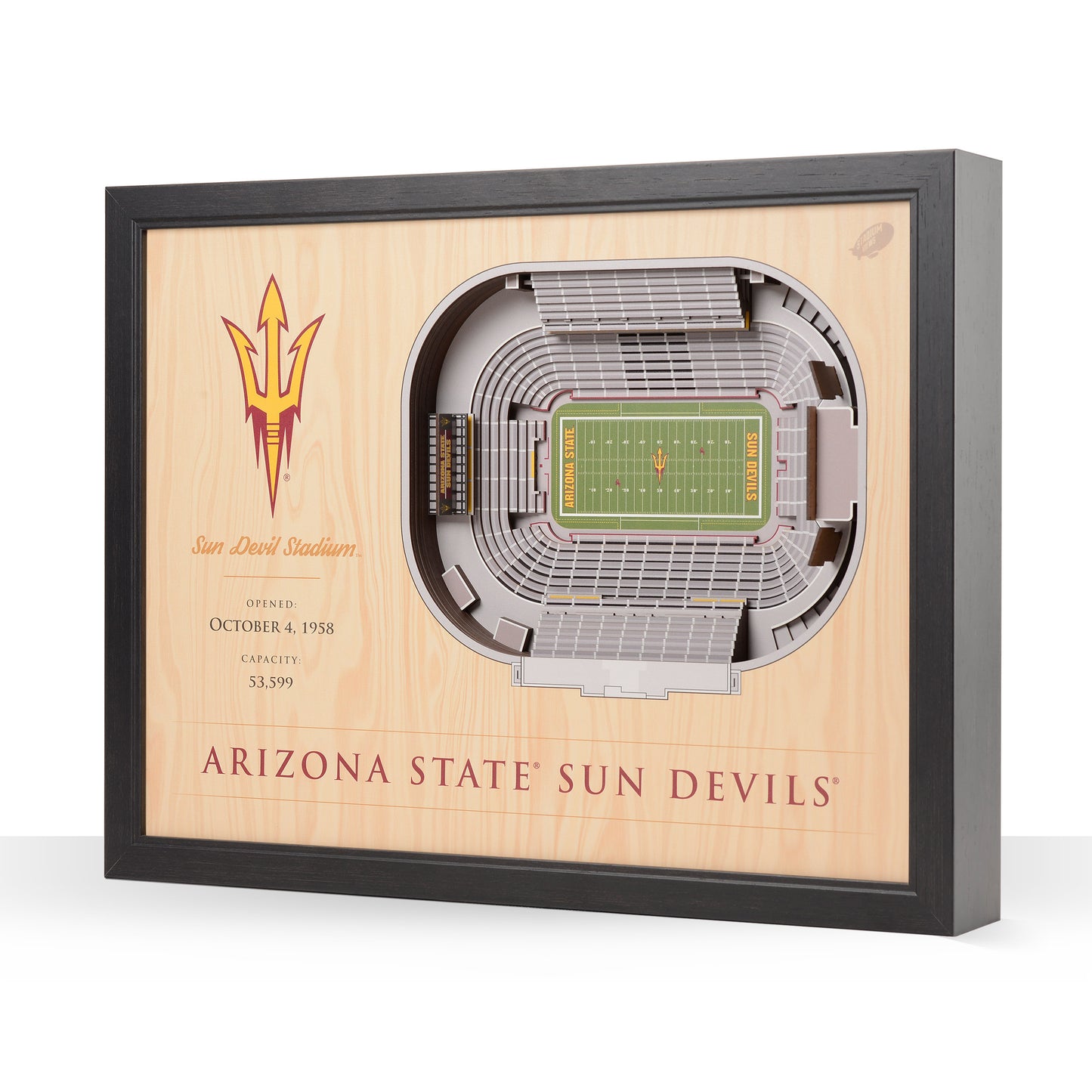 NCAA Arizona State Sun Devils 25-Layer StadiumView Wallart