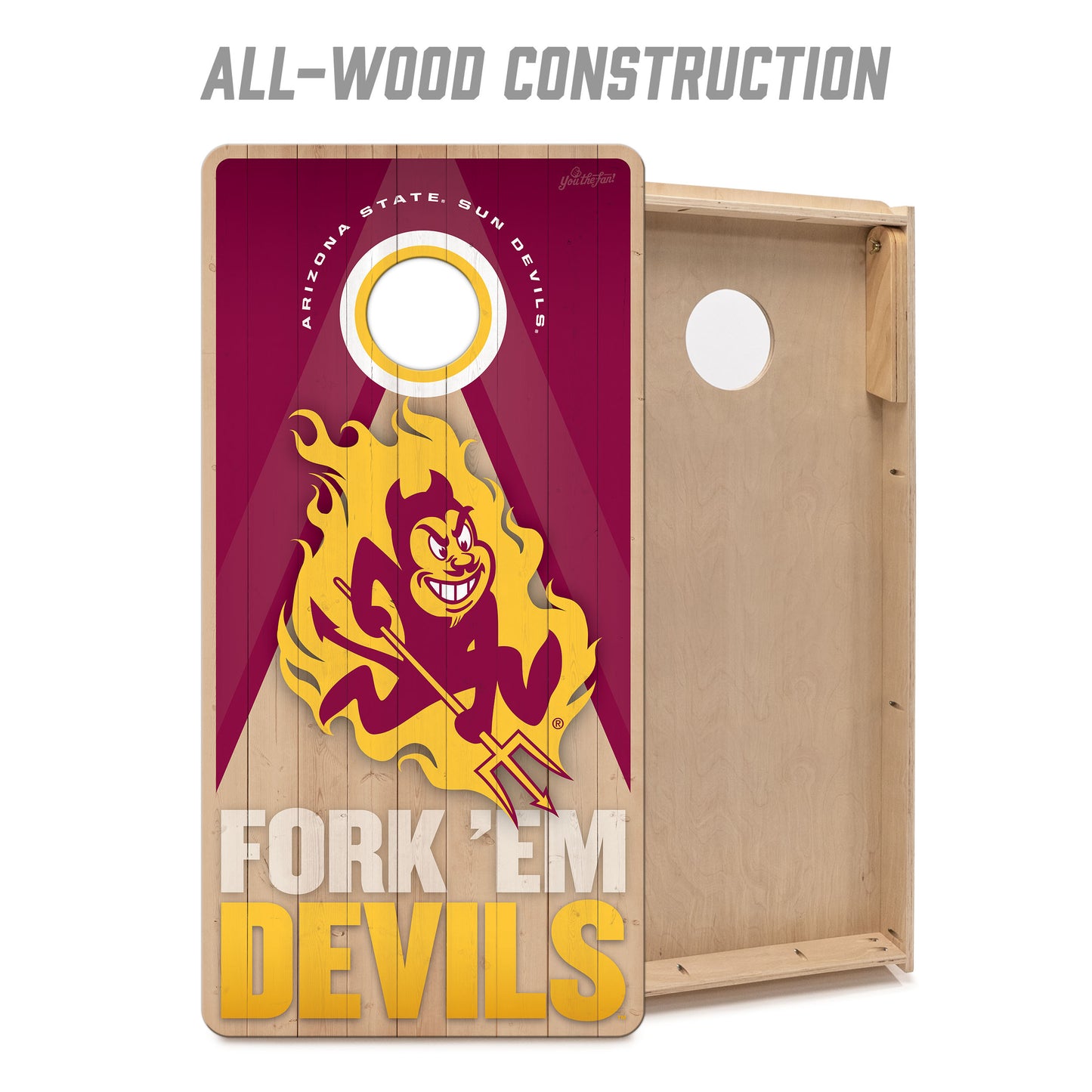 NCAA Arizona State Sun Devils 2' x 4' Slogan Series Cornhole