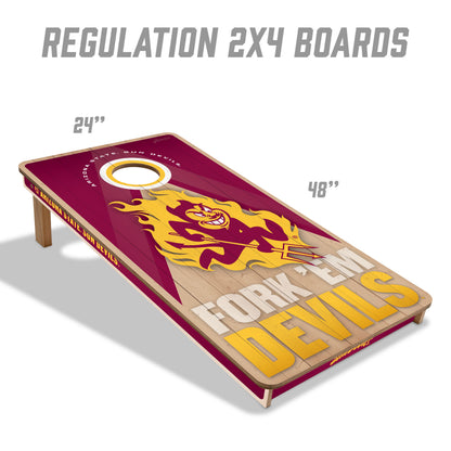 NCAA Arizona State Sun Devils 2' x 4' Slogan Series Cornhole
