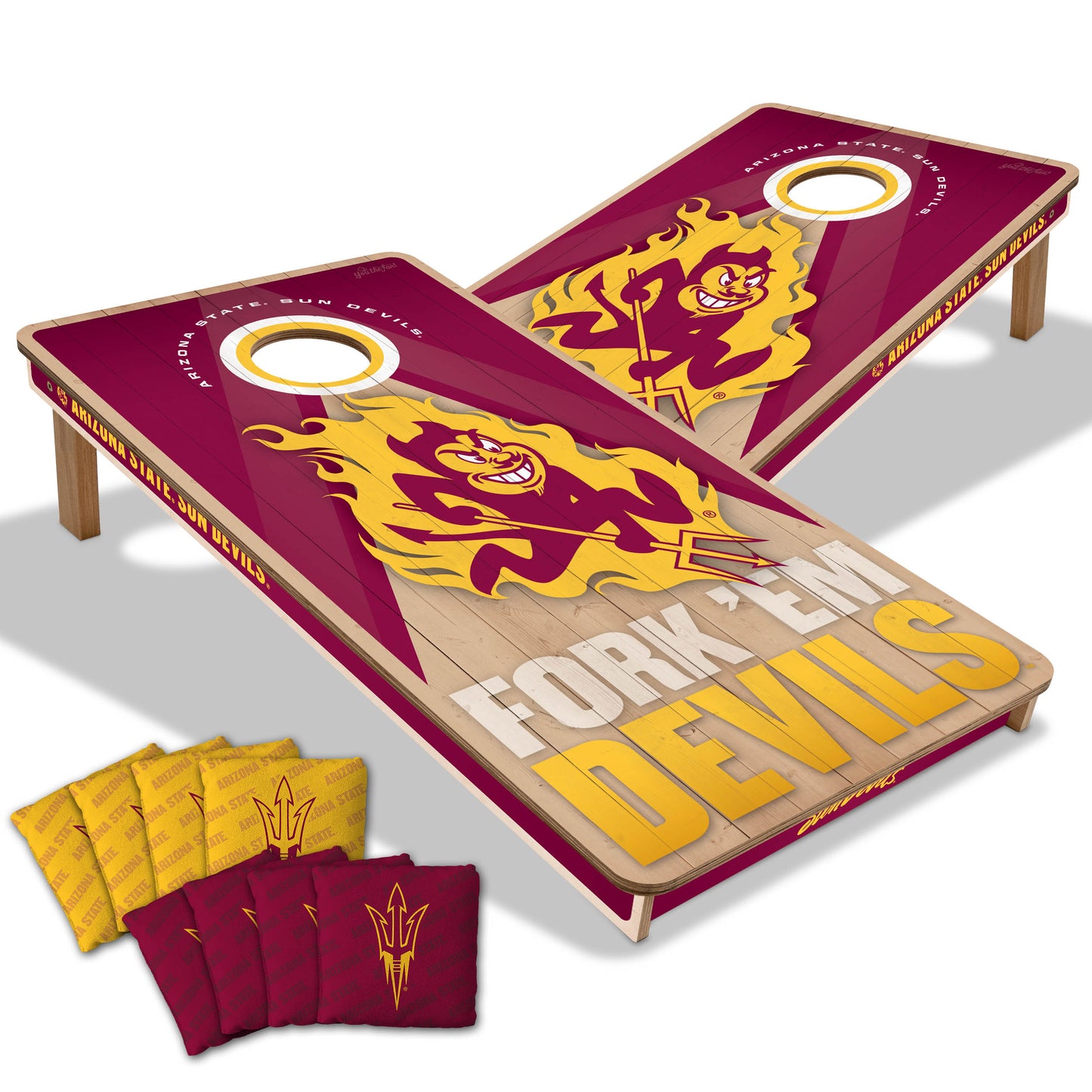 NCAA Arizona State Sun Devils 2' x 4' Slogan Series Cornhole