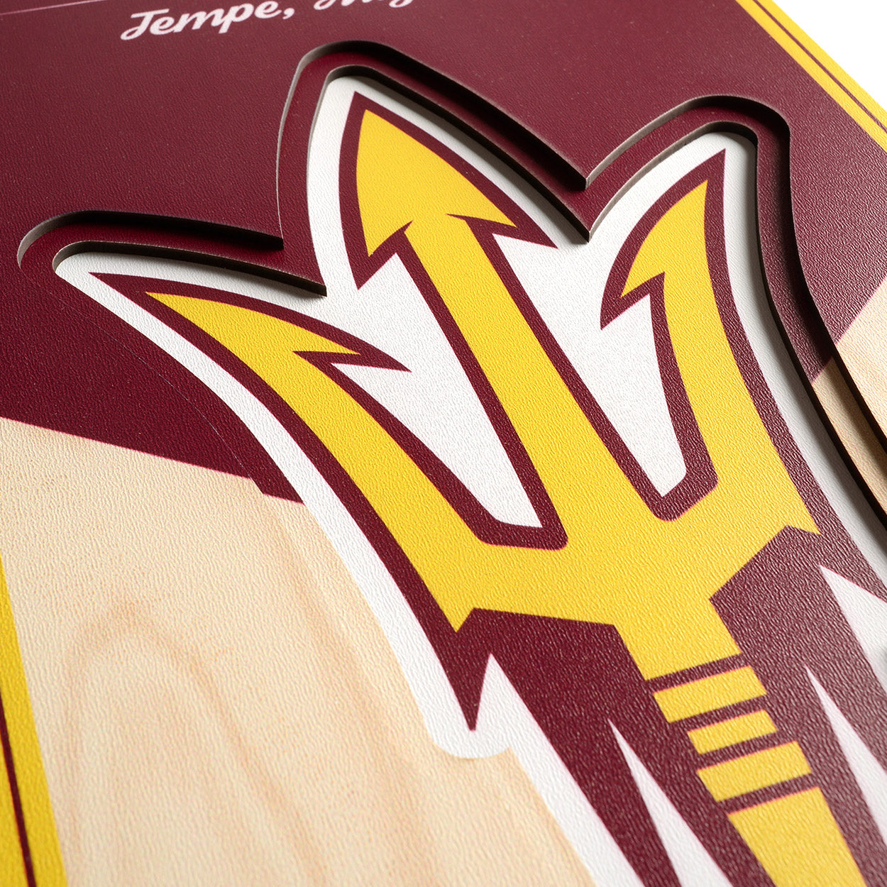 NCAA Arizona State Sun Devils 3D Stadium Banner 8' X 32'