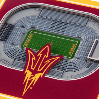 NCAA Arizona State Sun Devils StadiumView Cribbage