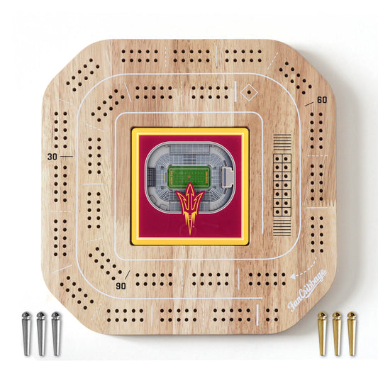 NCAA Arizona State Sun Devils StadiumView Cribbage