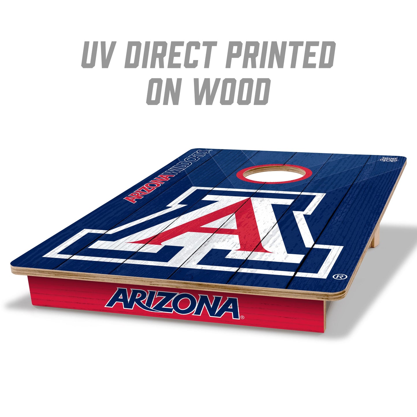 NCAA Arizona Wildcats 2' X 3' All-Wood Cornhole Set - Alt 1