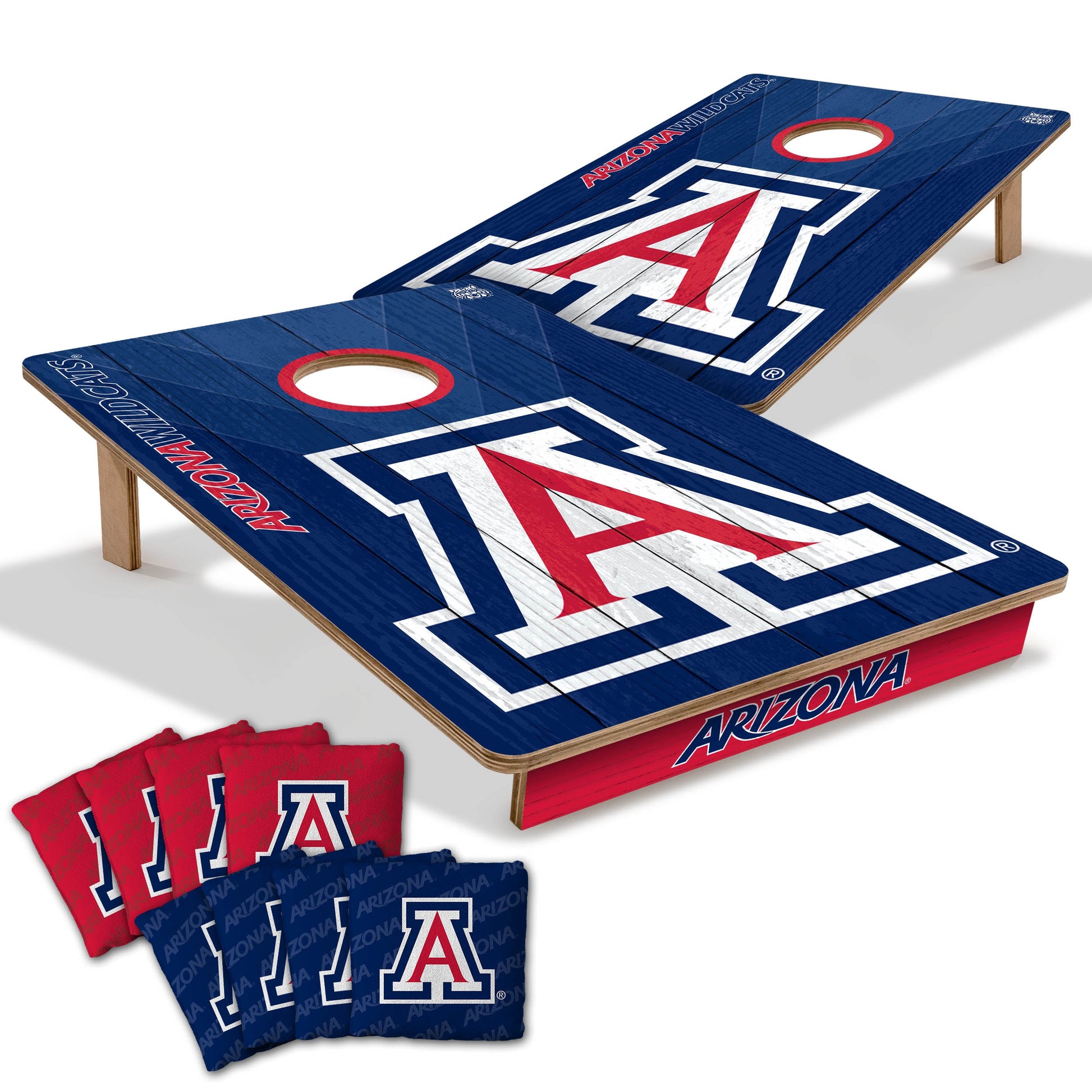 NCAA Arizona Wildcats 2' X 3' All-Wood Cornhole Set-main-main