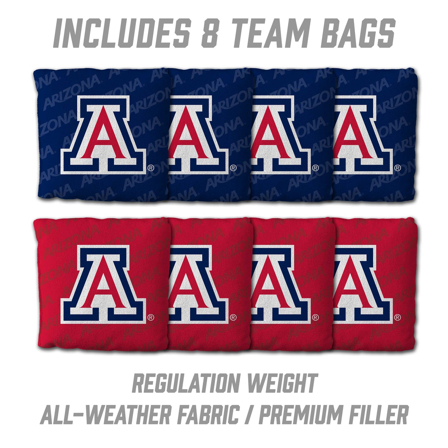 NCAA Arizona Wildcats 2' x 4' Slogan Series Cornhole