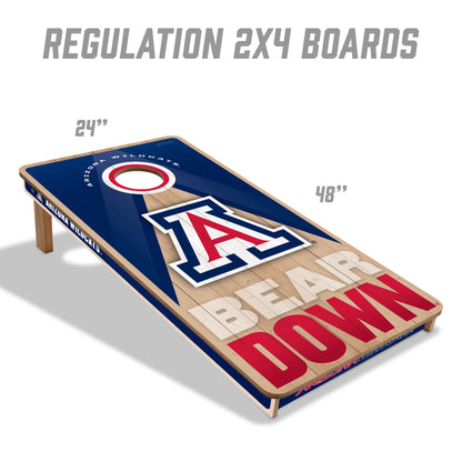 NCAA Arizona Wildcats 2' x 4' Slogan Series Cornhole