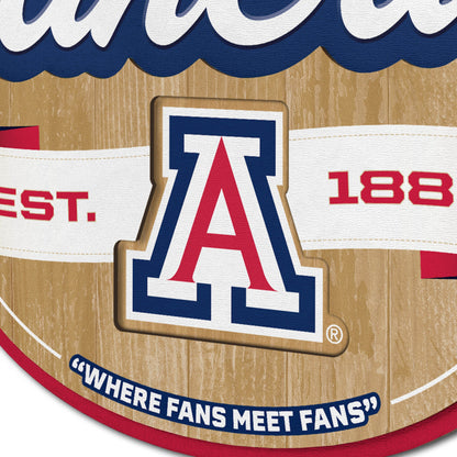 Arizona Wildcats Fan Cave Sign Alt 3