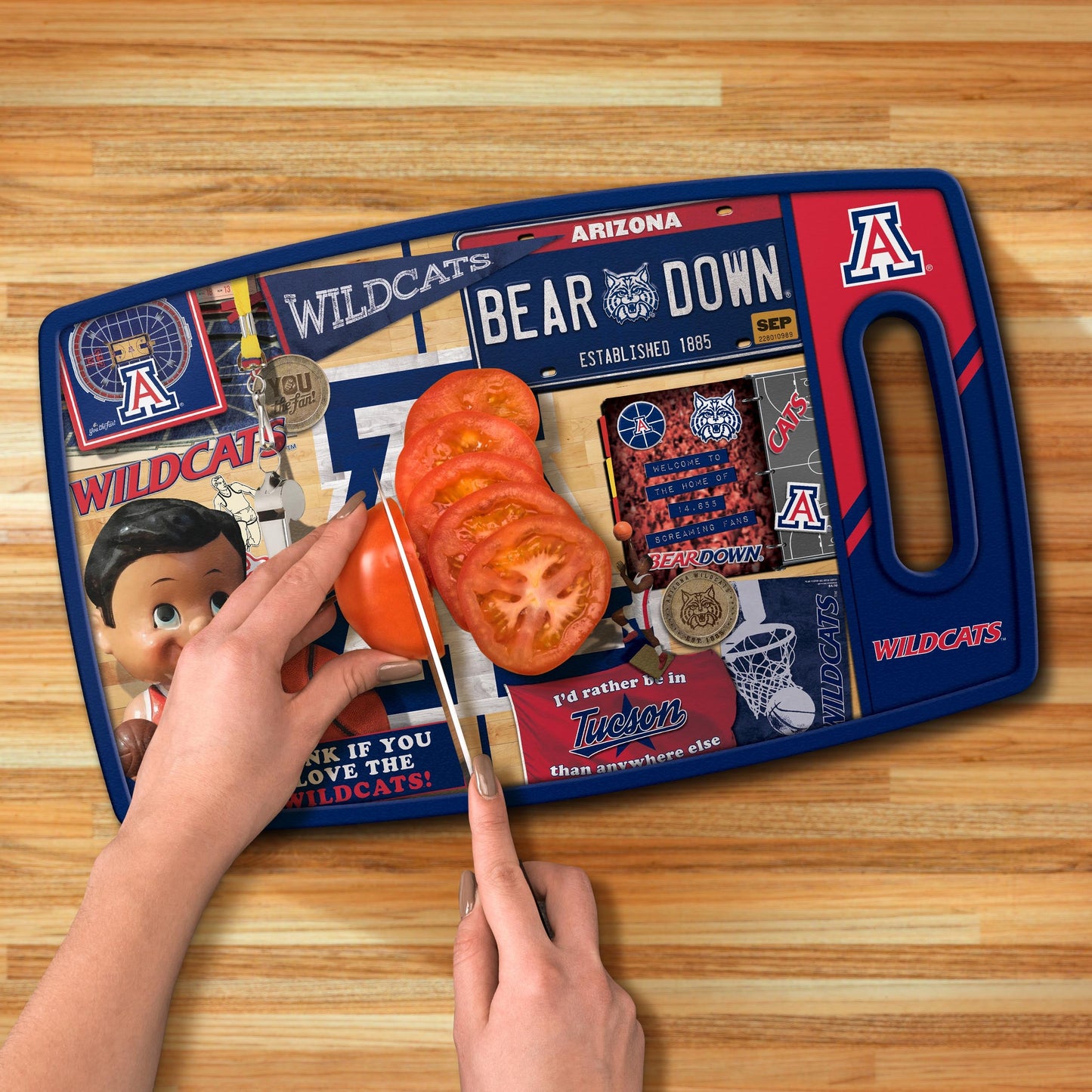 Arizona Wildcats Retro Series Cutting Board Alt 3