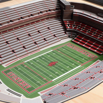 NCAA Arkansas Razorbacks 25-Layer StadiumView Wallart