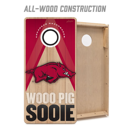 NCAA Arkansas Razorbacks 2' x 4' Slogan Series Cornhole