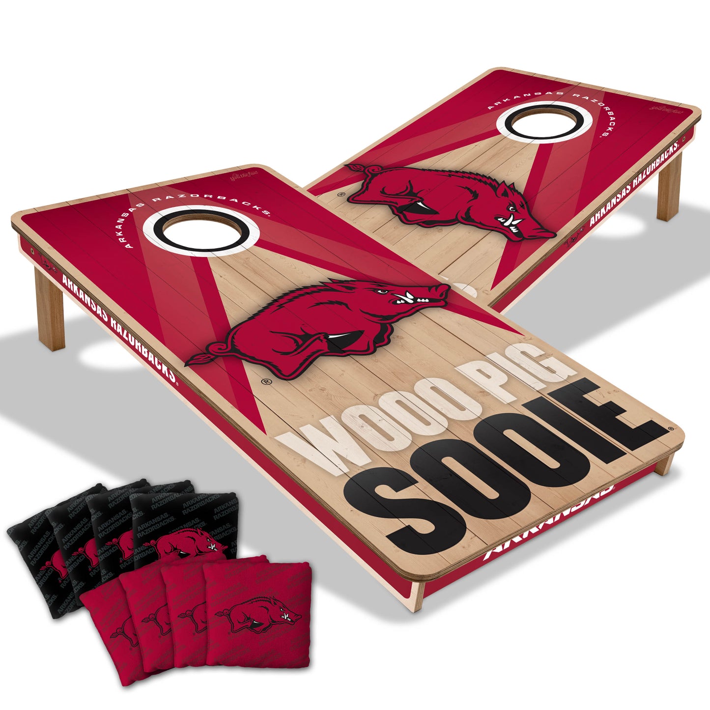 NCAA Arkansas Razorbacks 2' x 4' Slogan Series Cornhole