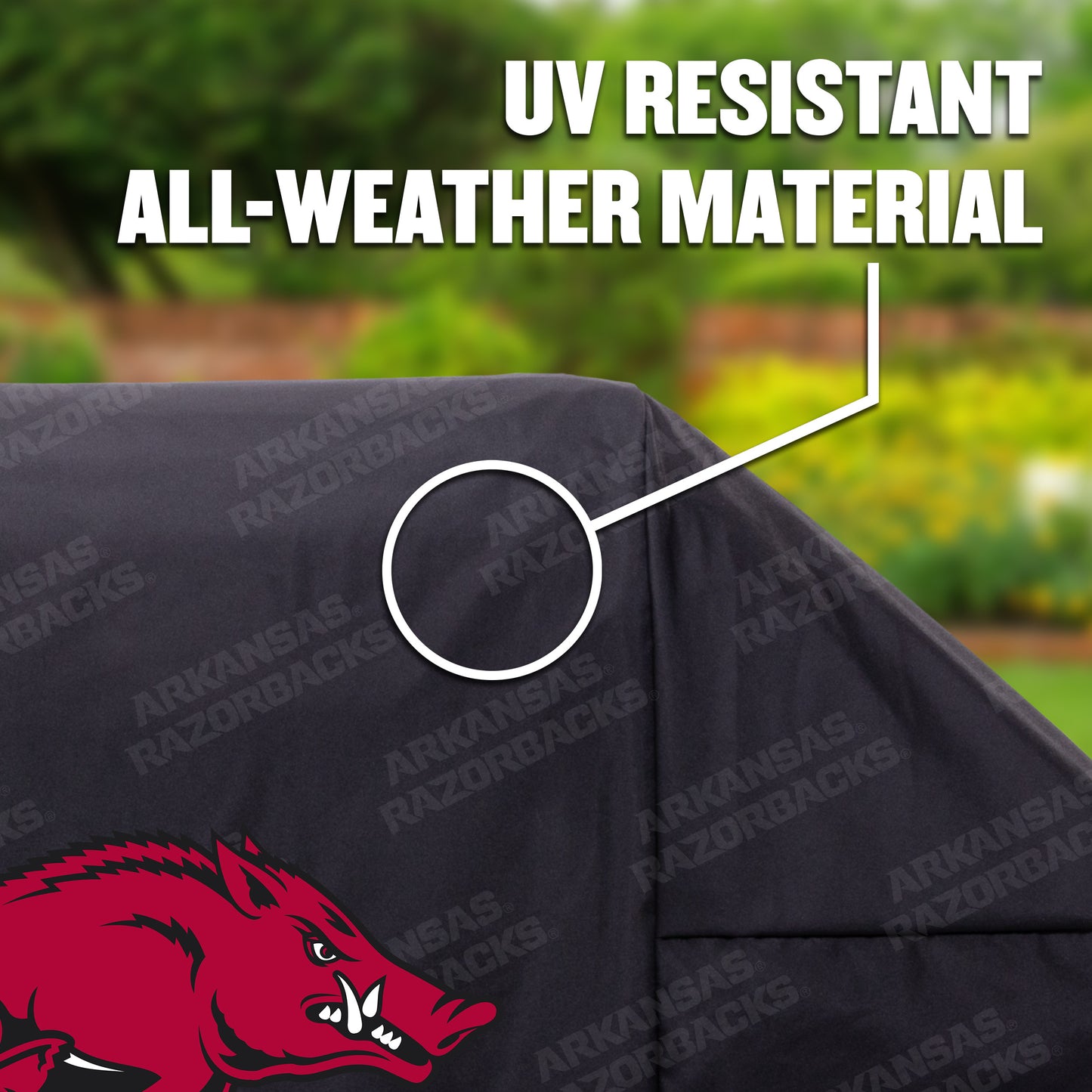 NCAA Arkansas Razorbacks Heavy Duty Grill Cover