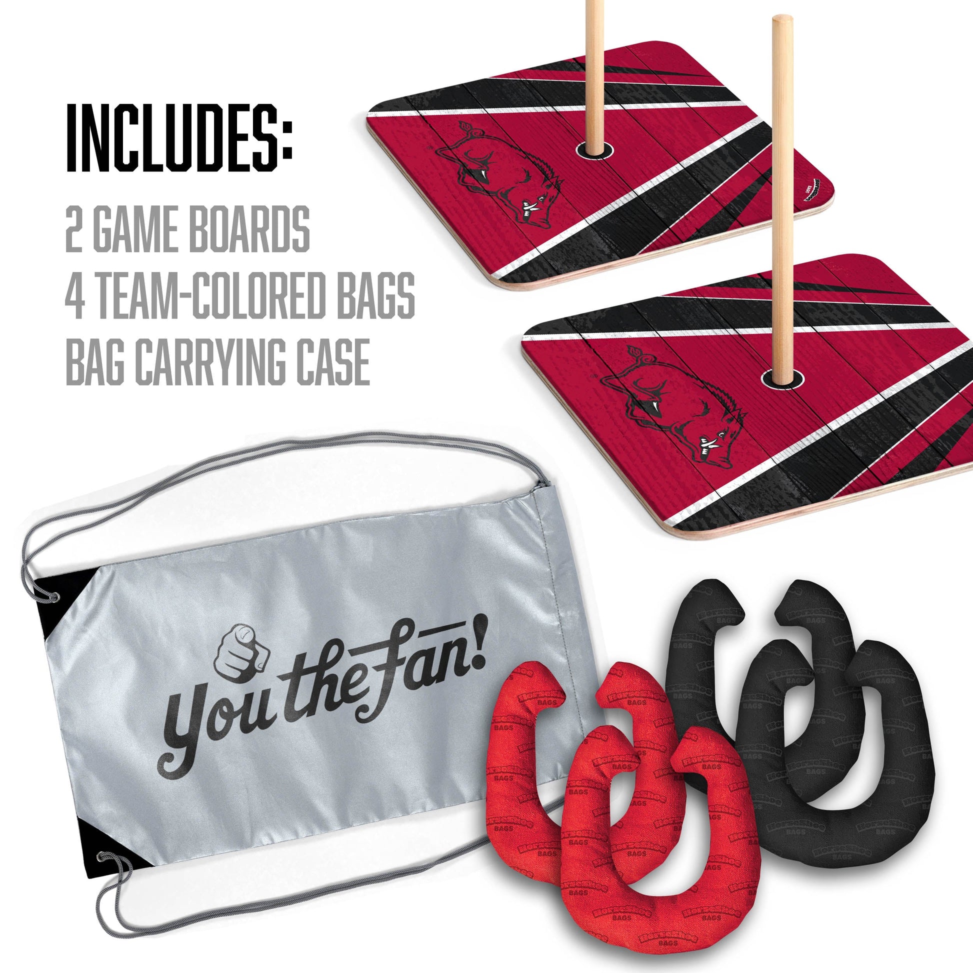 NCAA Arkansas Razorbacks Horseshoe Bag Game