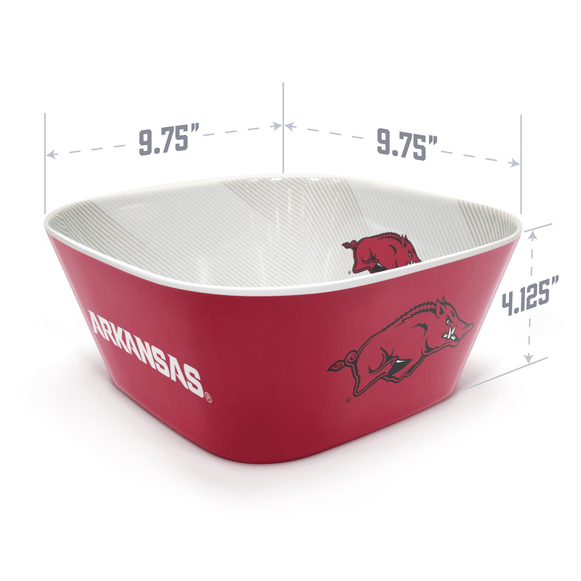 Arkansas Razorbacks Large Party Bowl Alt 3