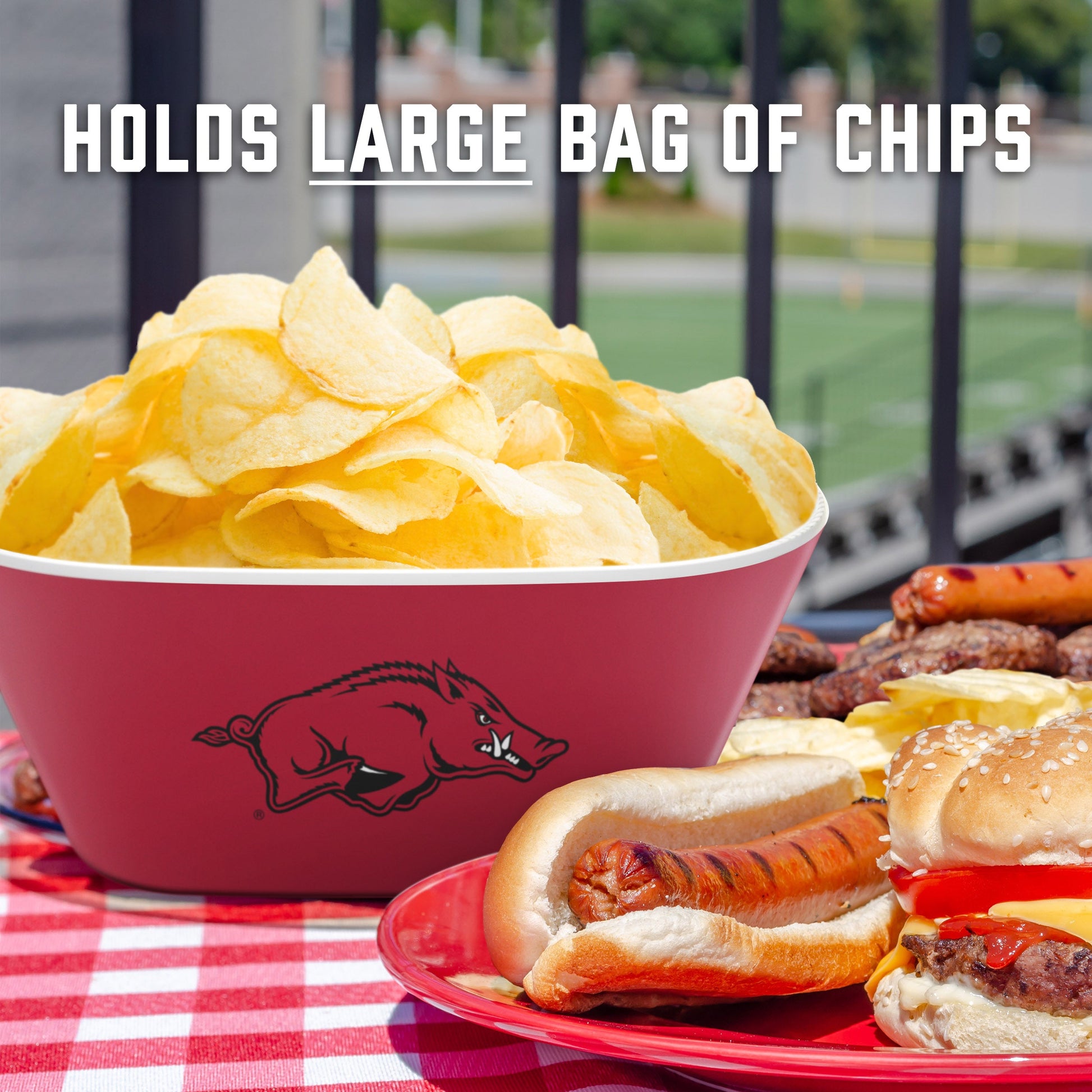 Arkansas Razorbacks Large Party Bowl Alt 4