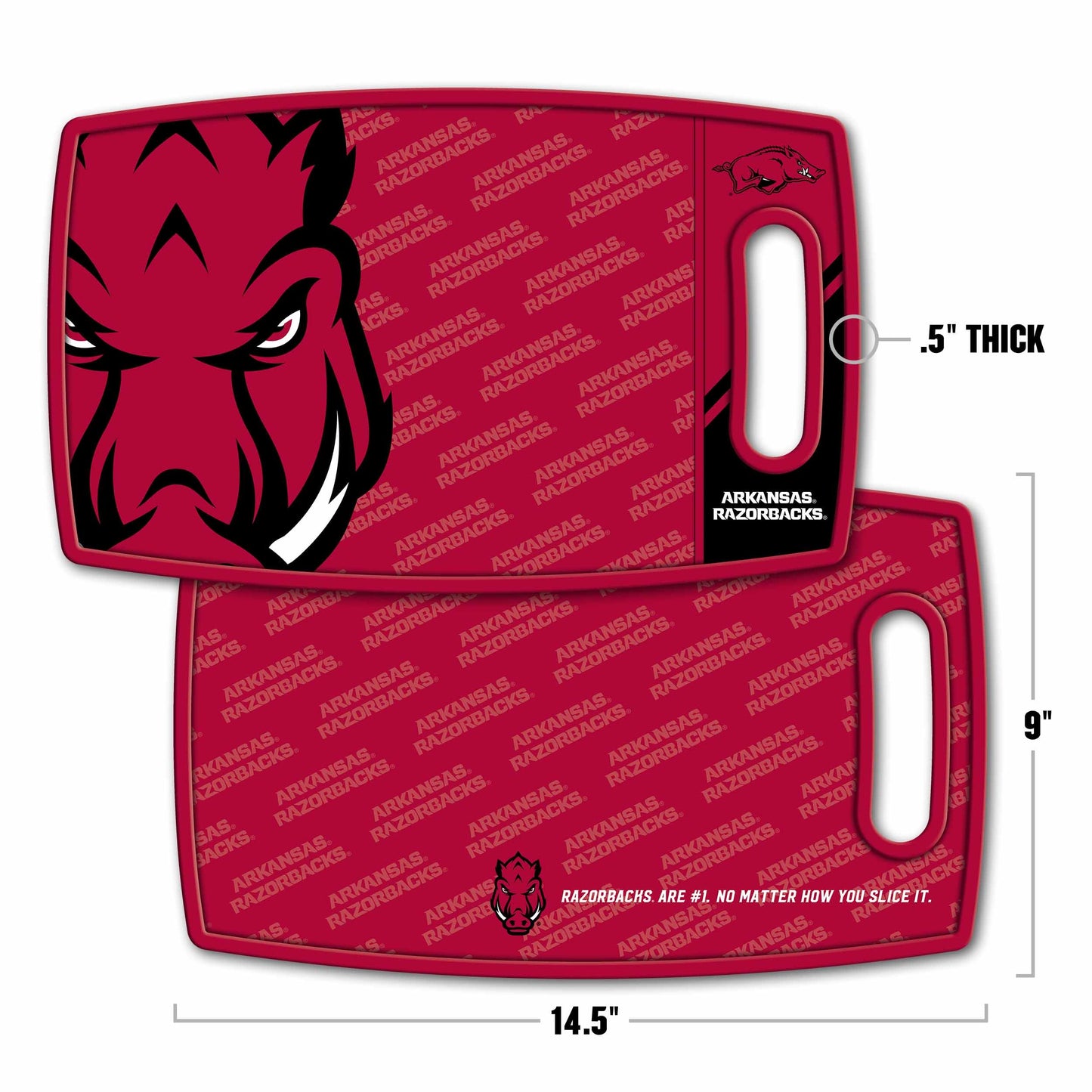 Arkansas Razorbacks Logo Series Cutting Board Alt 1