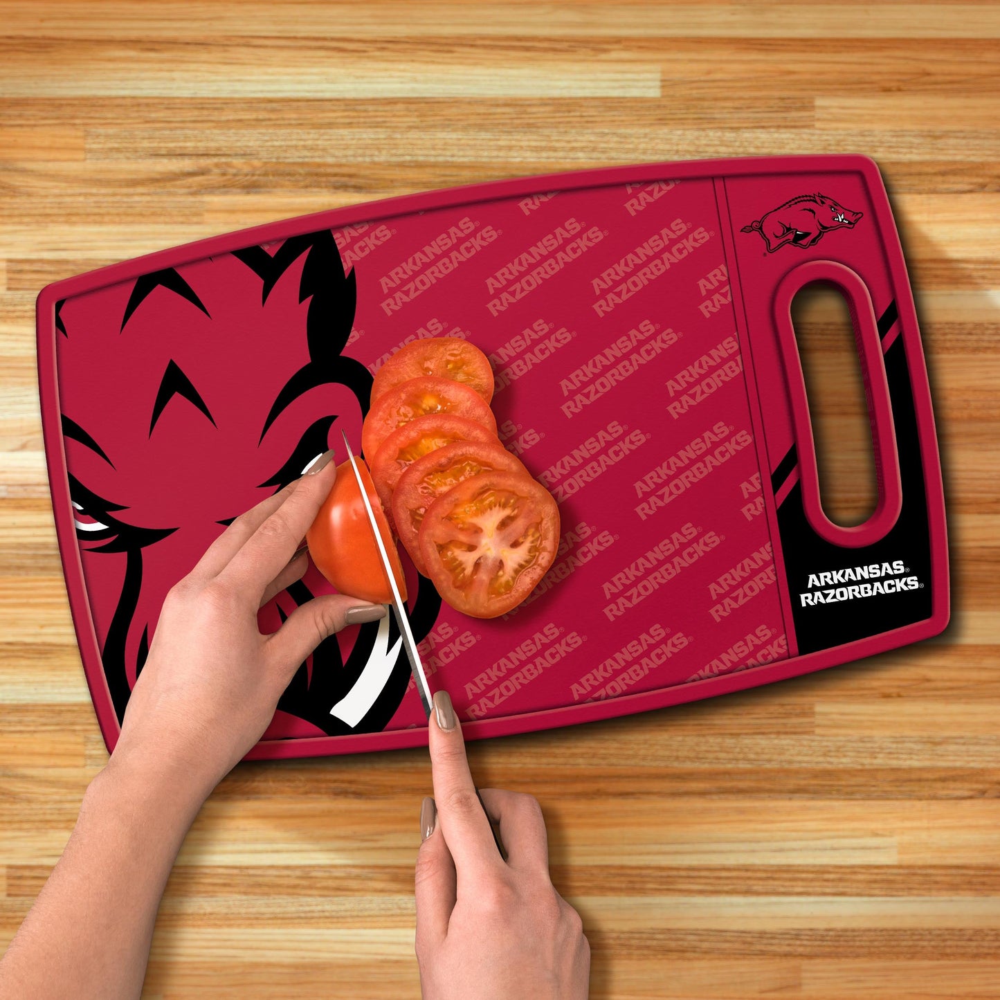 Arkansas Razorbacks Logo Series Cutting Board Alt 3