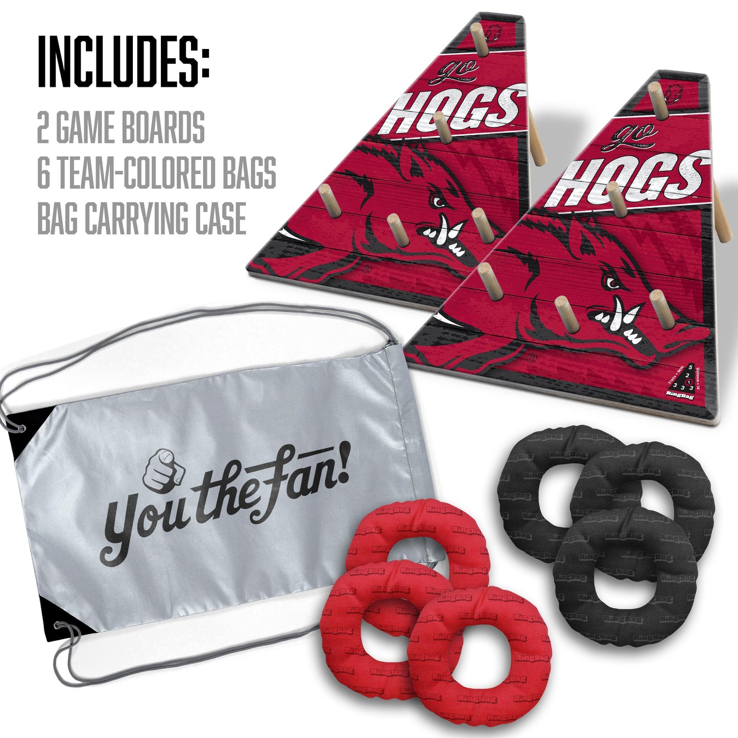 NCAA Arkansas Razorbacks Ringbag Outdoor Game
