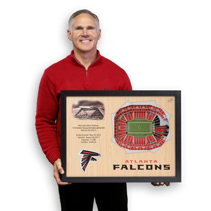 NFL Atlanta Falcons 25-Layer StadiumView Wallart