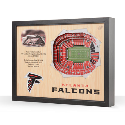 NFL Atlanta Falcons 25-Layer StadiumView Wallart