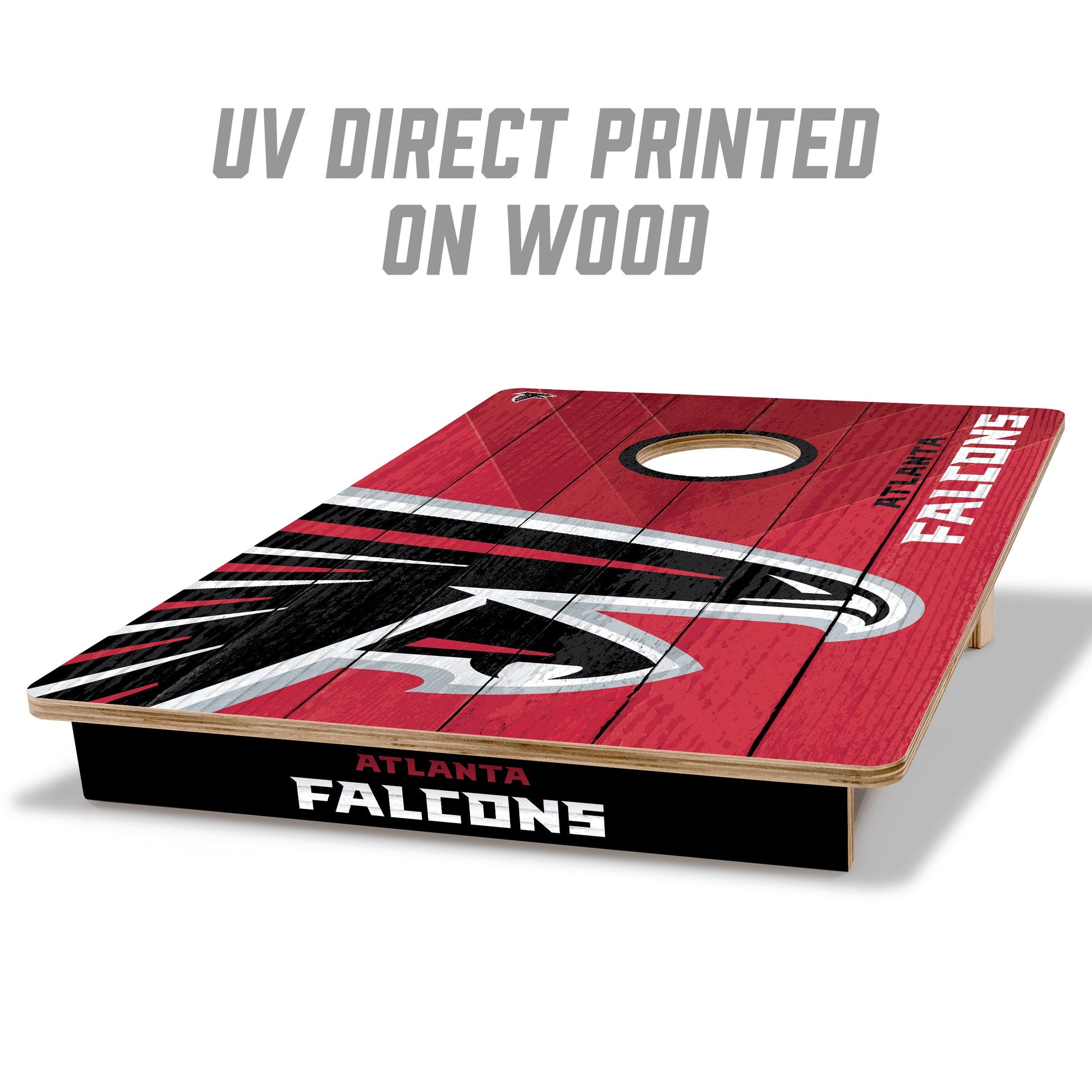 NFL Atlanta Falcons 2' X 3' All-Wood Cornhole Set - Alt 1