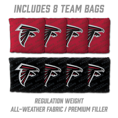 NFL Atlanta Falcons 2' X 3' All-Wood Cornhole Set - Alt 3