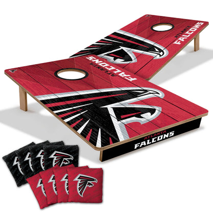 NFL Atlanta Falcons 2' X 3' All-Wood Cornhole Set-main