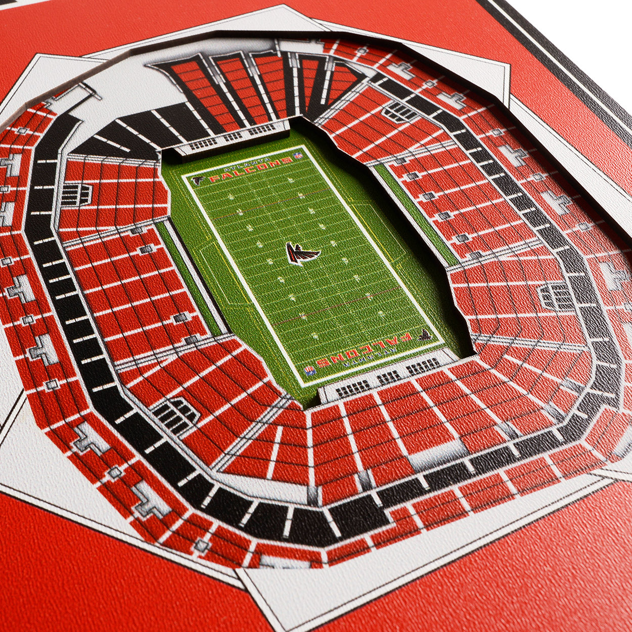 NFL Atlanta Falcons 3D Stadium Banner 8' X 32'